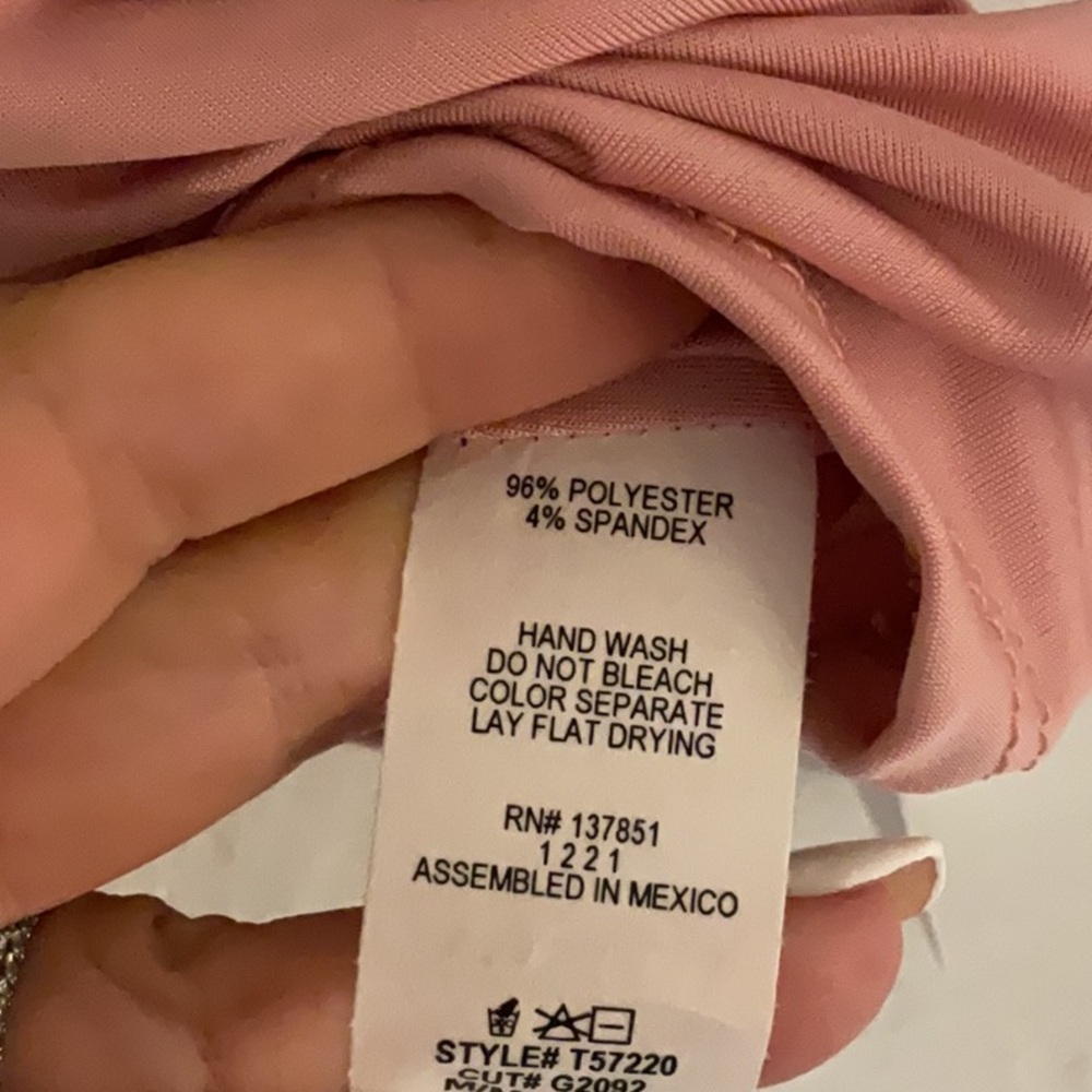 Pink Ruched Tank Top - Picture 5 of 6